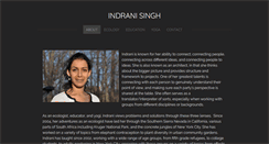 Desktop Screenshot of indranisingh.com